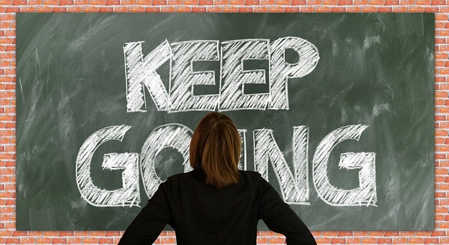 board, school, self confidence, keep going, discourage, forward, believe, self worth, trust, personality, slate, teaching, chalk, to learn, training, writing board, smeared, black, college, study, sel