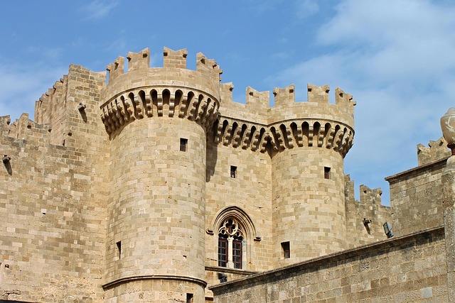 grand master's palace, rhodes, mandraki, knights of st john, mandraki-the port, port, old, historical, heaven, story, harbour entrance, building, architecture, greece, places of interest, mediterranea