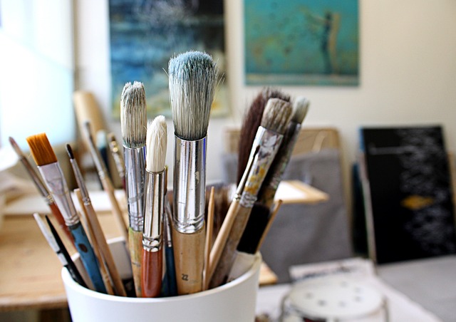 brushes, brush, studio, workspace, paint, paintings, wall, art, artist, creativity, arts, canvases, color, canvases, canvases, canvases, canvases, canvases