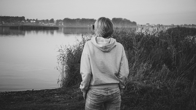 girl, model, portrait, style, clothing, fashion, outfit, hairstyle, nature, woman, modeling, pose, posing, body, posture, black and white, monochrome